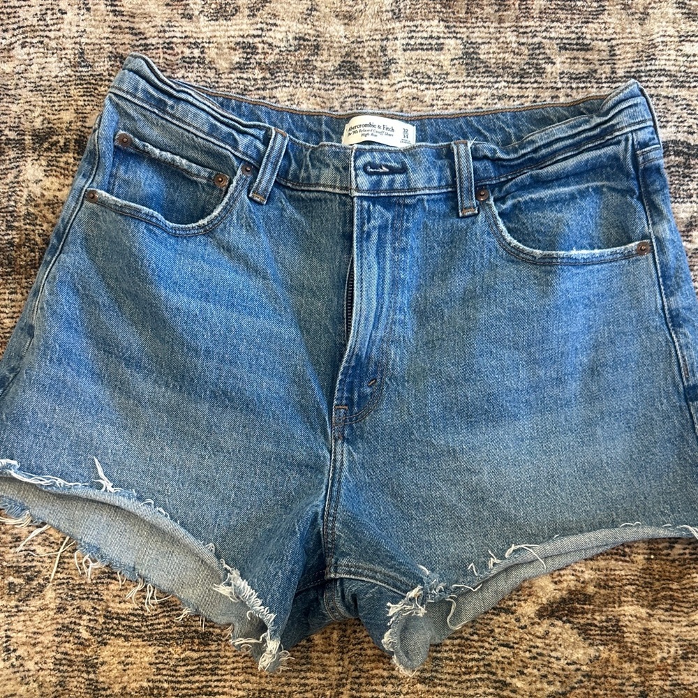 Abercrombie & Fitch Blue Jean Shorts